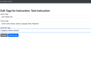 Создание инструкции